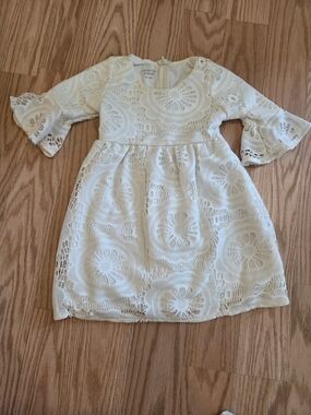 Baby Cream Lace Dress